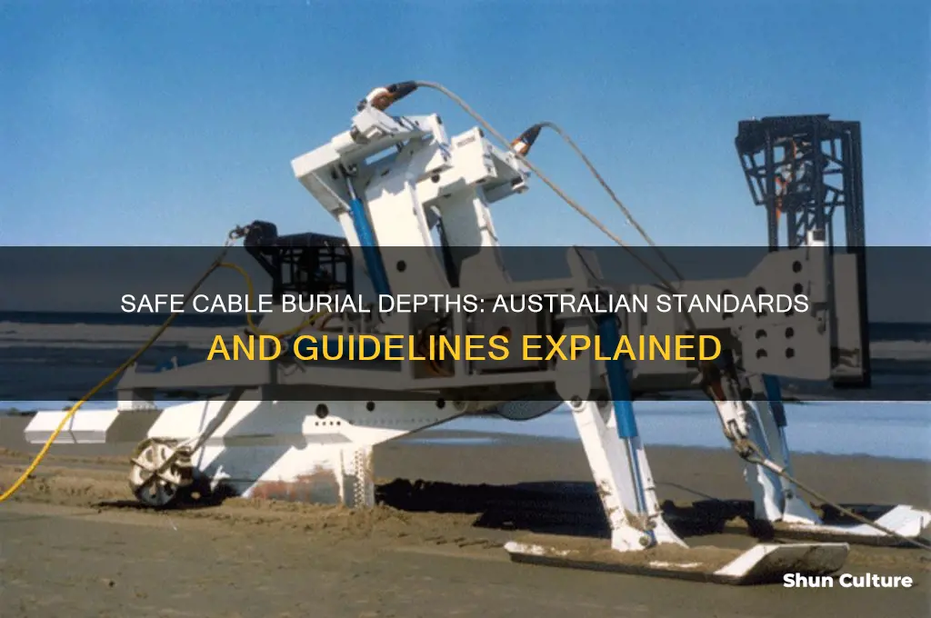 how deep do electrical cables need to be buried australia