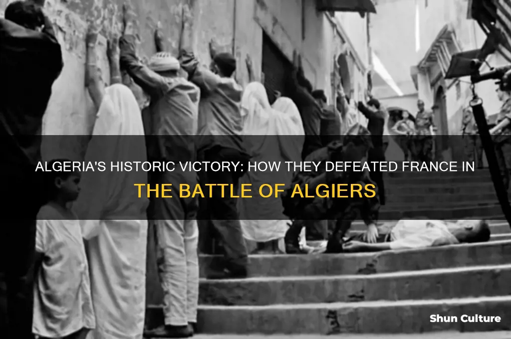 how did algeria beat france
