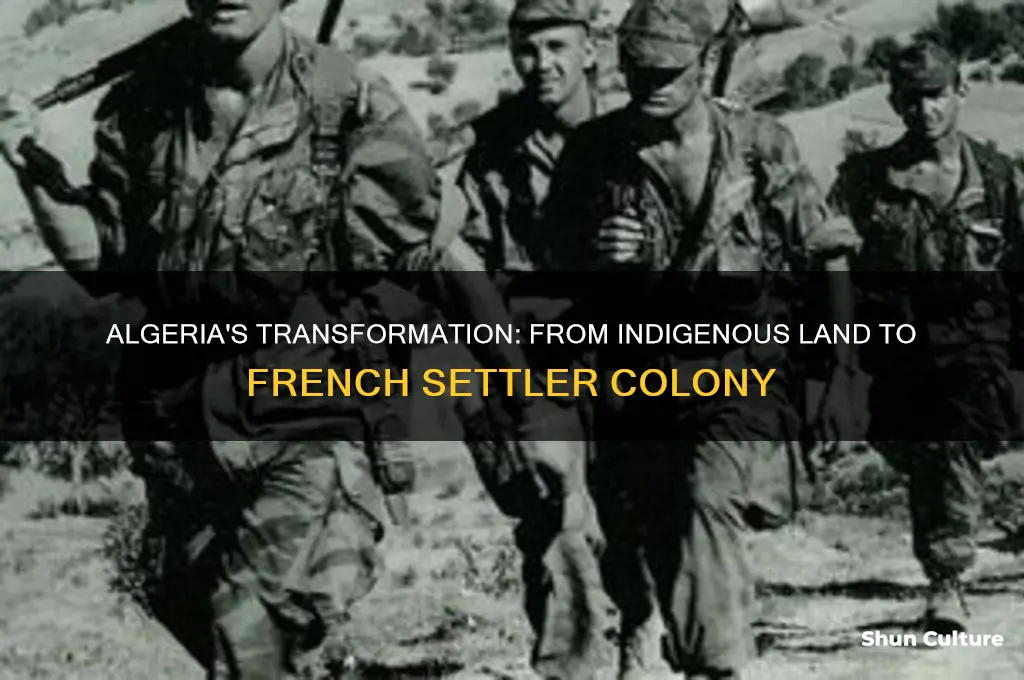 how did algeria became a settler colony