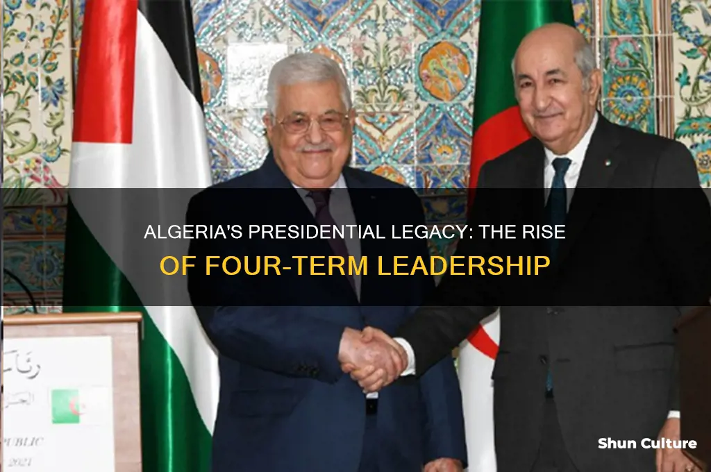 how did algerias president get to run for four terms