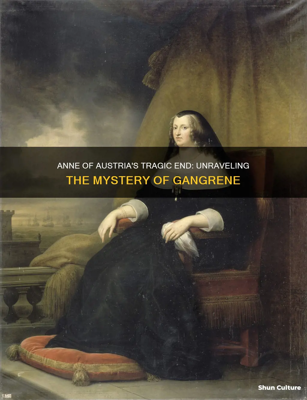 how did anne of austria gangrene