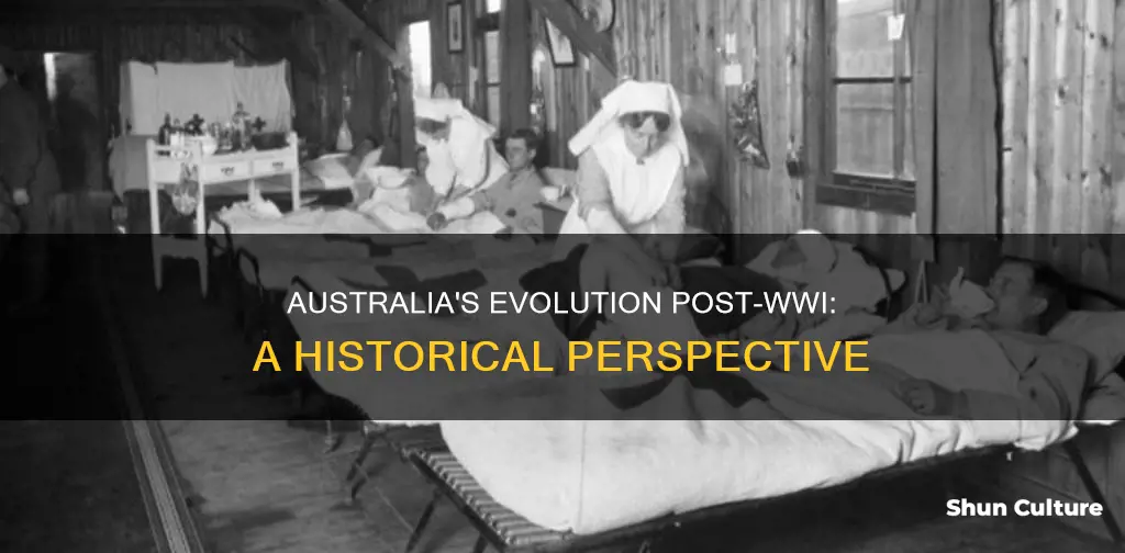 how did australia change after world war 1