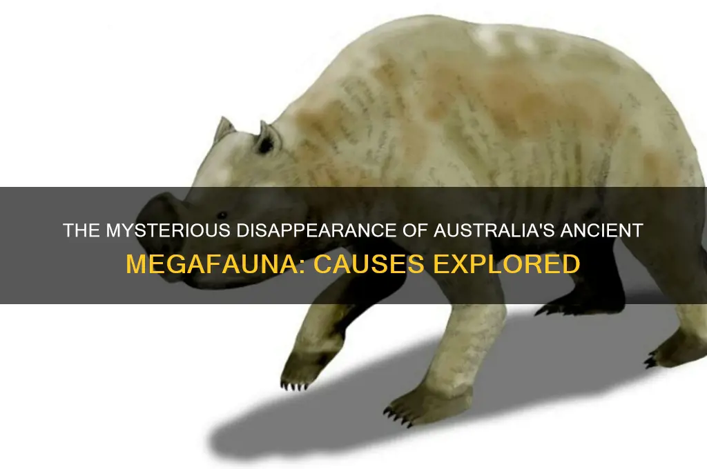 how did australian megafauna go extinct
