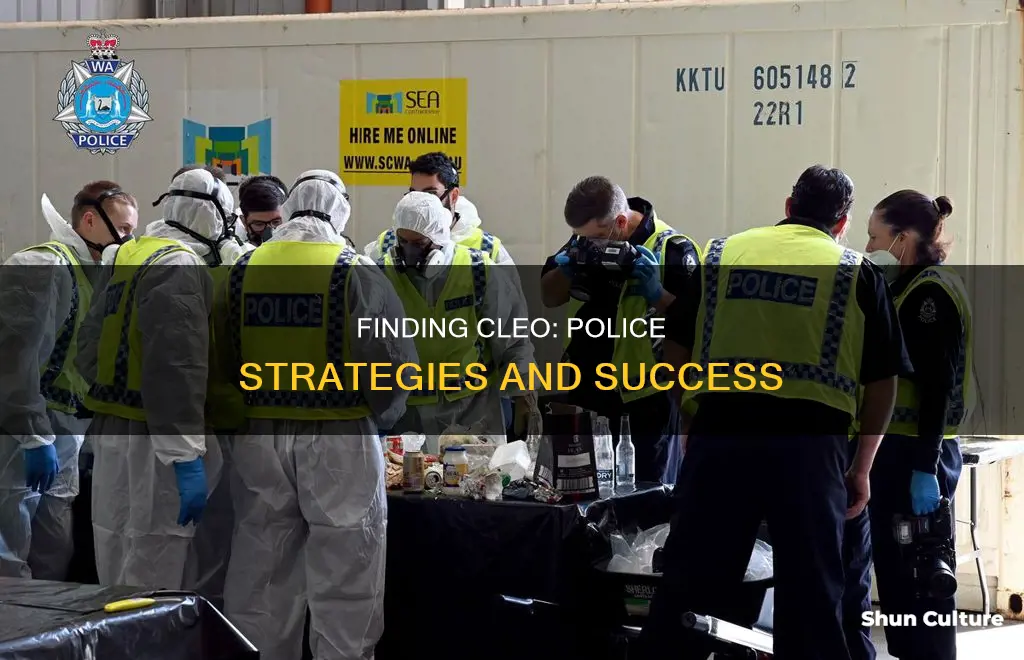 how did australian police find cleo