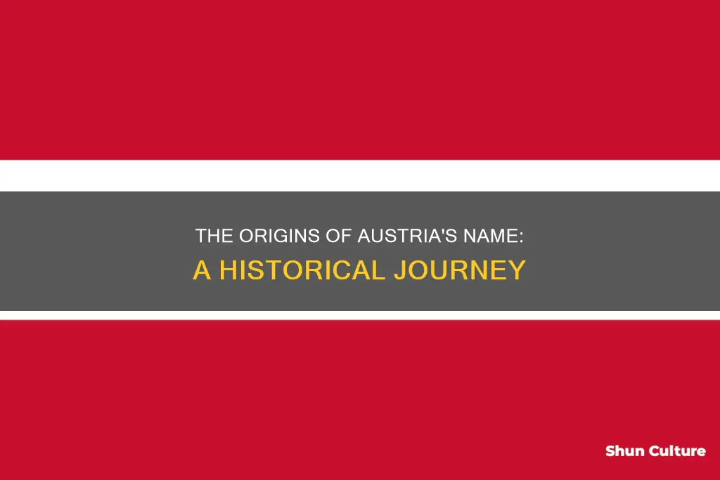 how did austria get its name