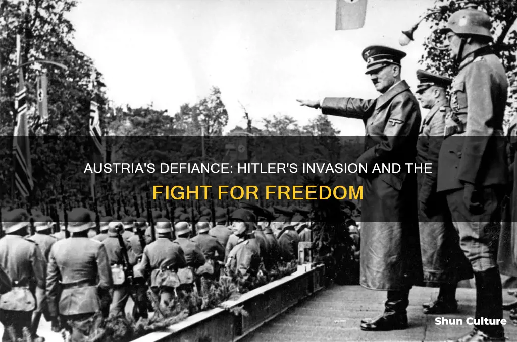 how did austria respond to hitler invasion