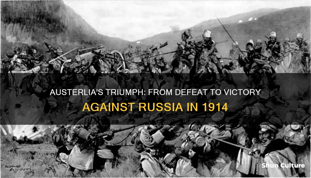 how did austria turn the tide against russia 1914