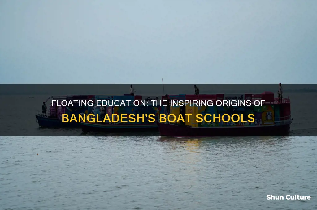 how did bangladesh boat schools get started