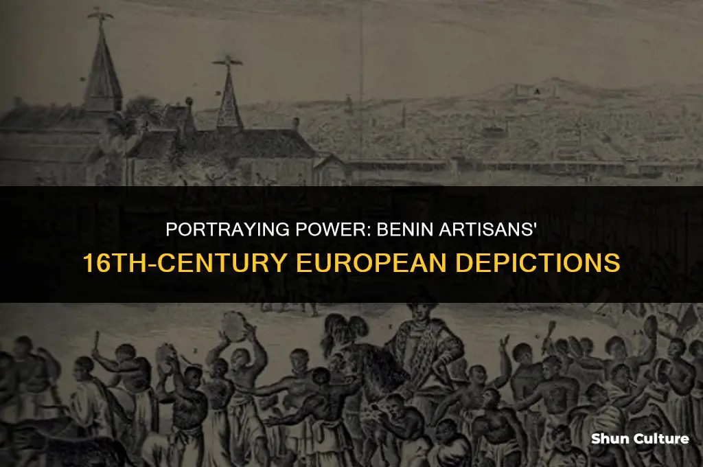 how did benin artisans depict europeans from the 16th century