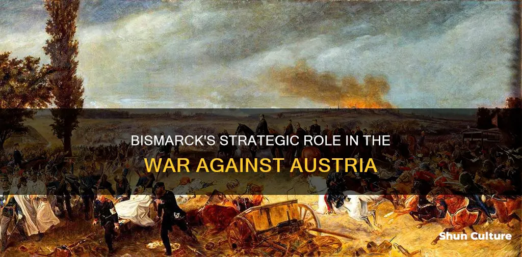 how did bismarck help with the war against austria