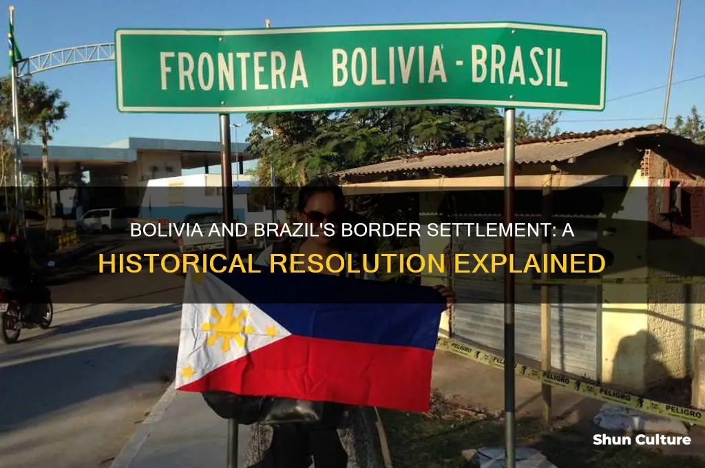 how did bolivia and brazil settle their borders