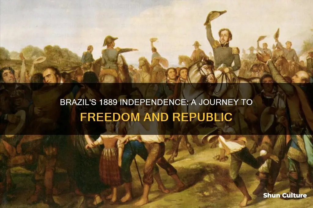 how did brazil achieve its independence in 1889