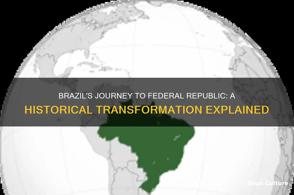 how did brazil become a federal republic