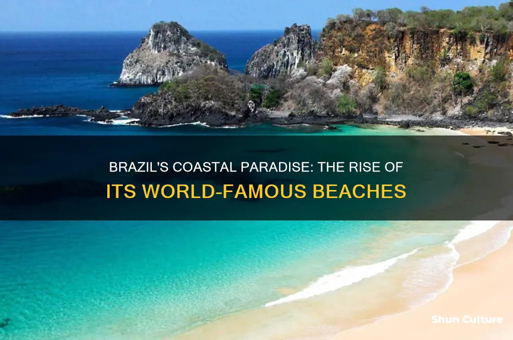 how did brazil become famous beaches
