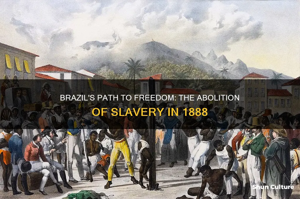 how did brazil end slavery