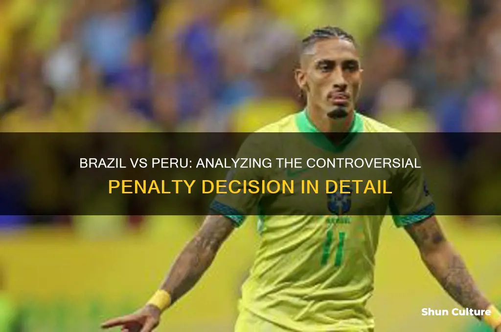 how did brazil get a penalty against peru