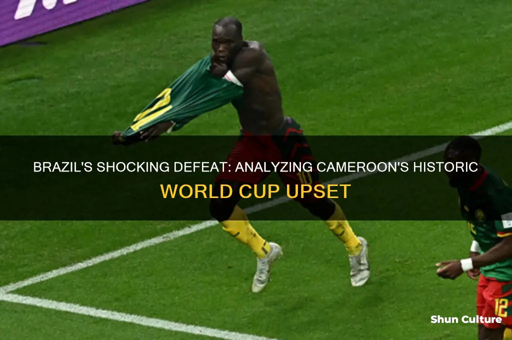 how did brazil lose to cameroon
