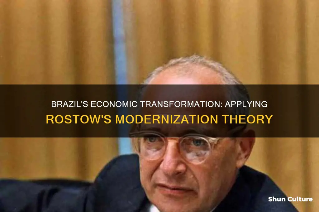 how did brazil use rostows model
