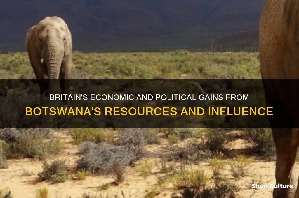 how did britain gain from botswana