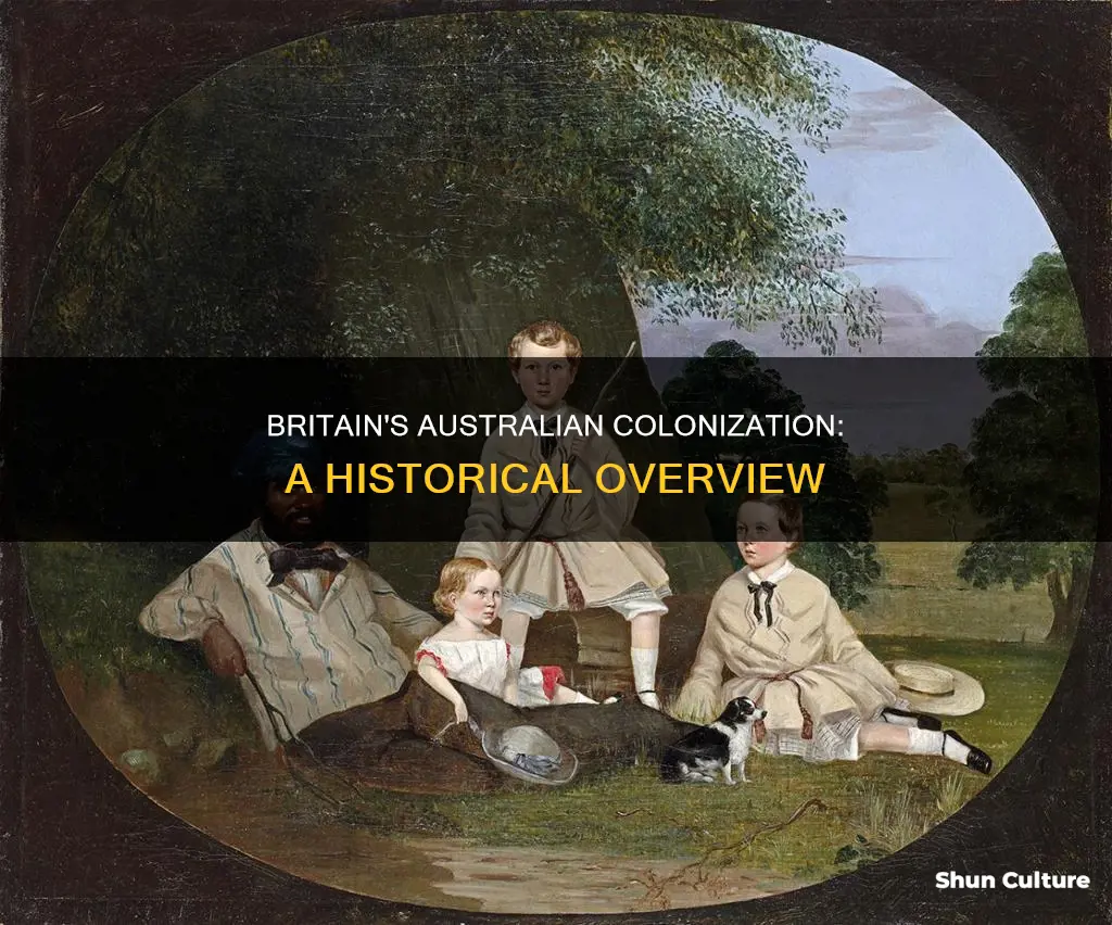 how did britain populate australia