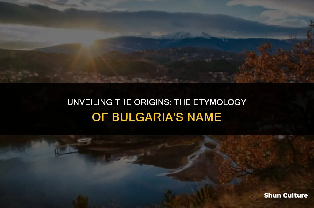 how did bulgaria get its name