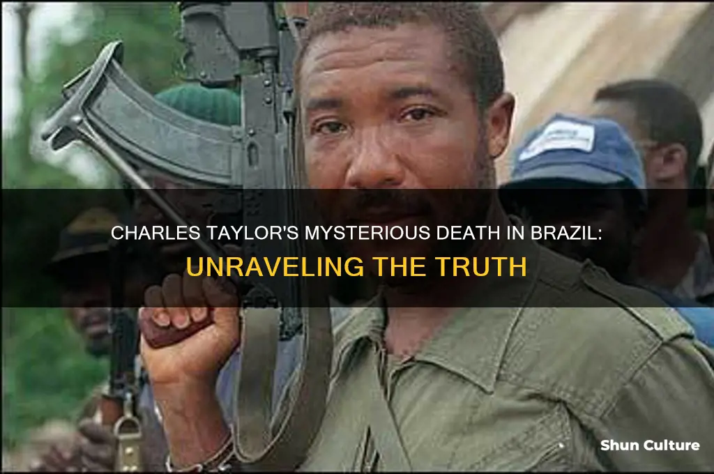 how did charles taylor die in brazil