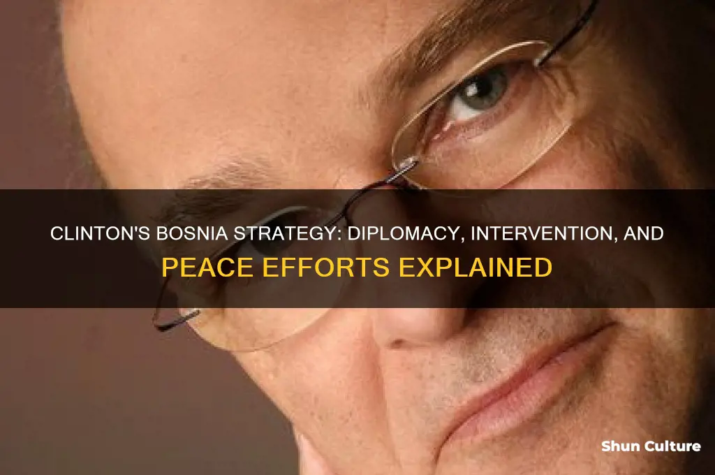 how did clinton respond to the conflict in bosnia
