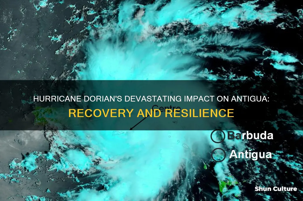 how did dorian affect antigua
