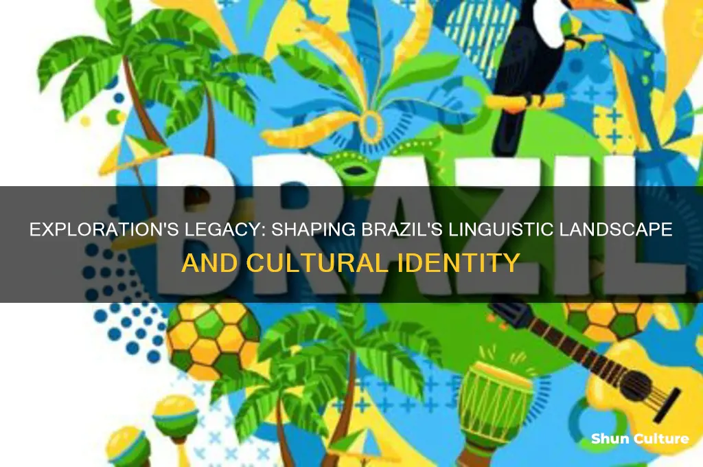 how did exploration impact the language spoken in brazil