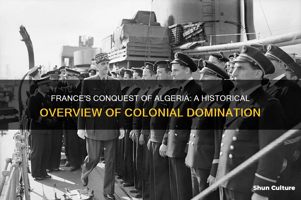 how did france conquer algeria