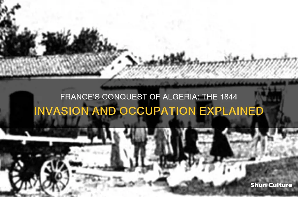 how did france take over algeria in 1844