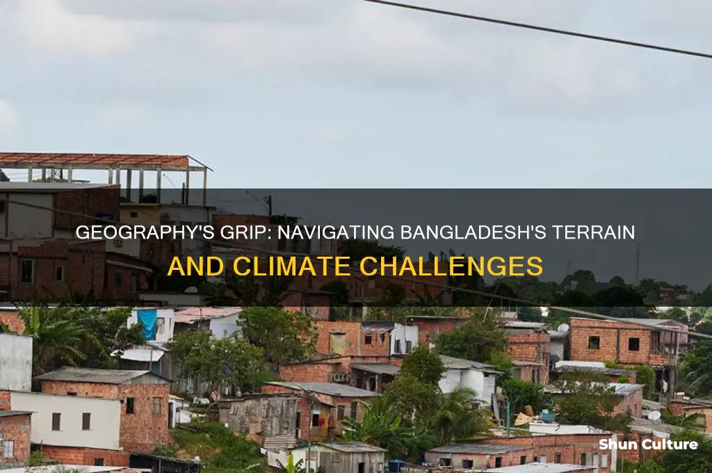 how did geography pose challenges for bangladesh