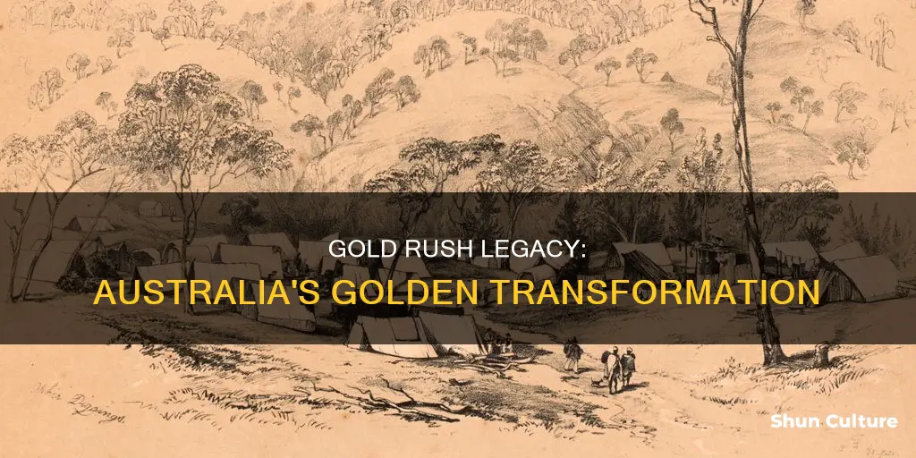 how did gold change australia