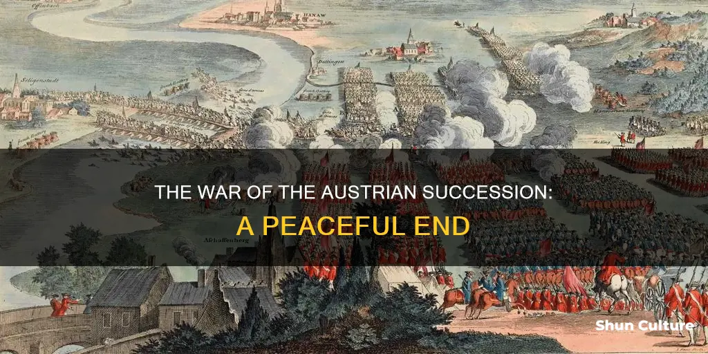 how did he war of the austrian succession end