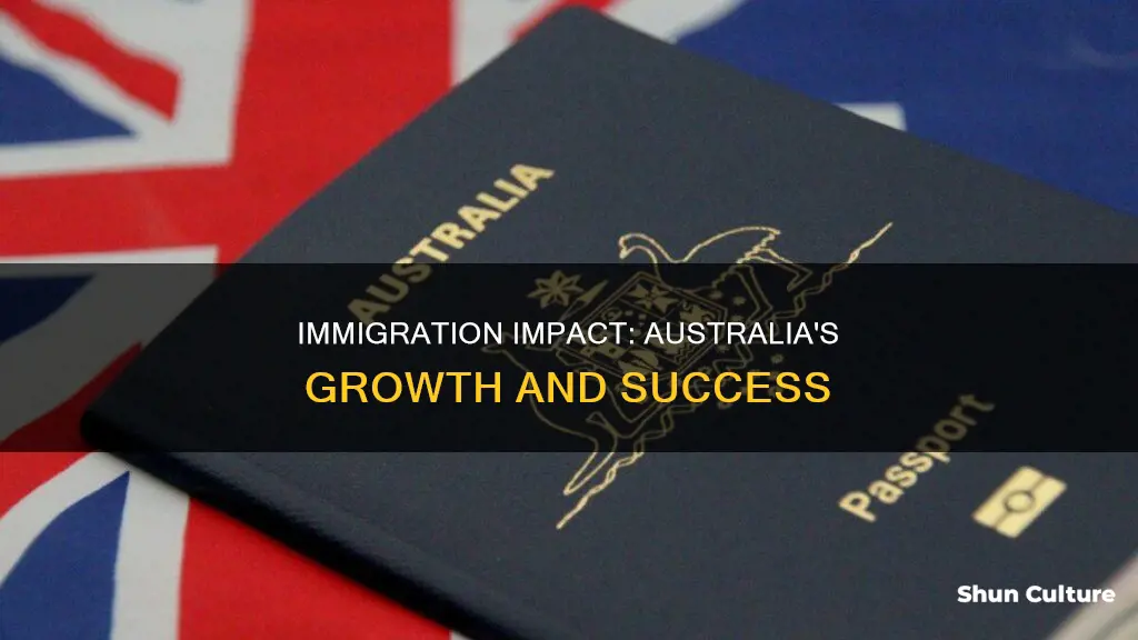 how did immigration help australia to grow as a nation