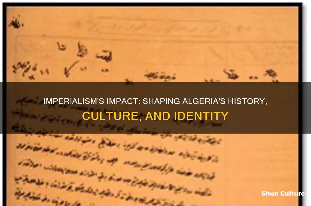 how did imperialism affect algeria
