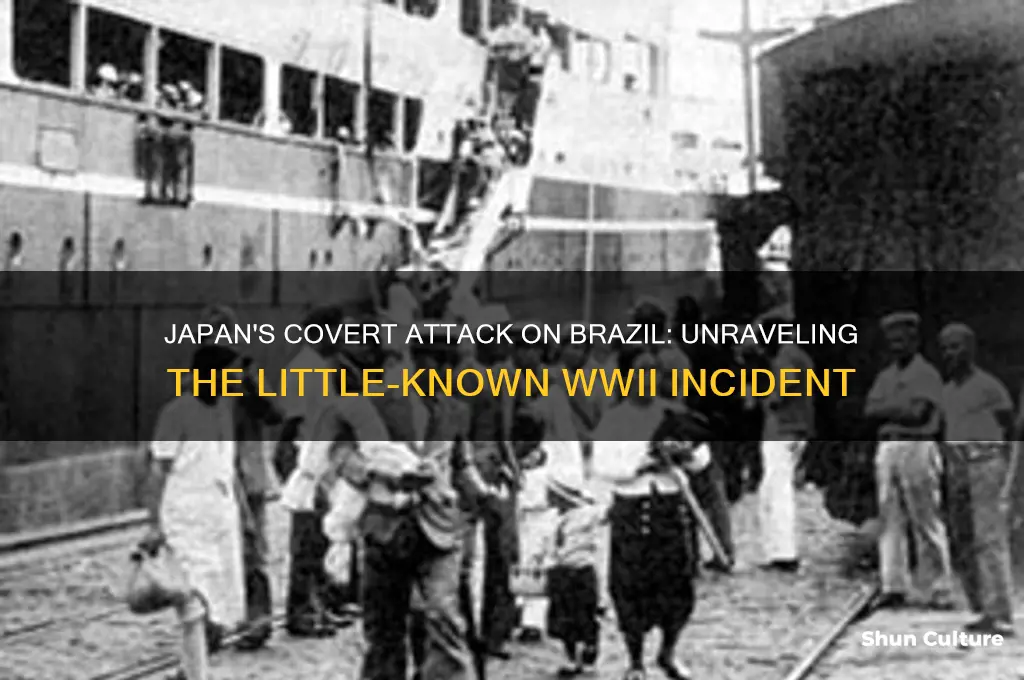 how did japan attack brazil