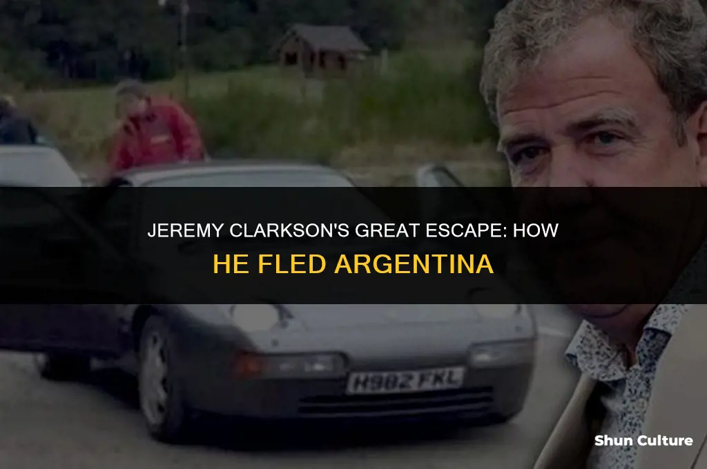 how did jeremy clarkson get out of argentina