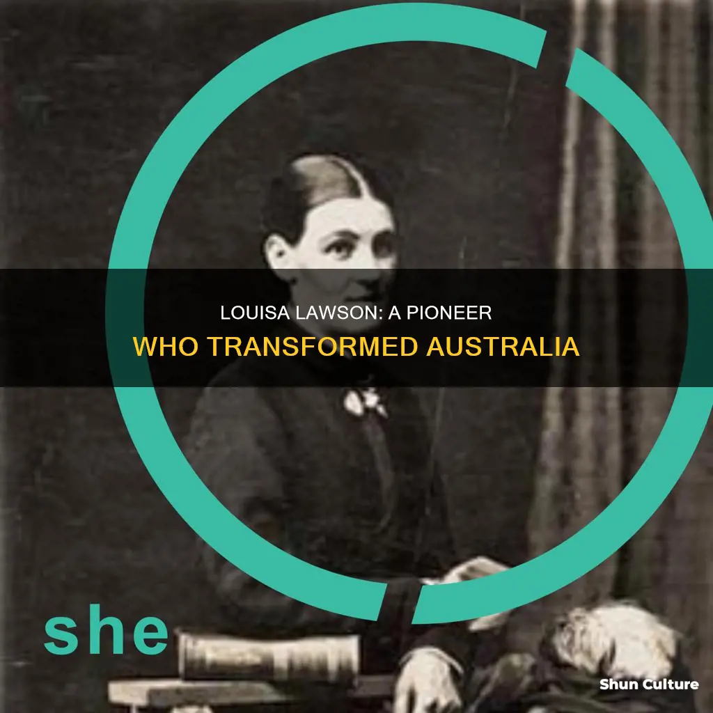 how did louisa lawson change australia