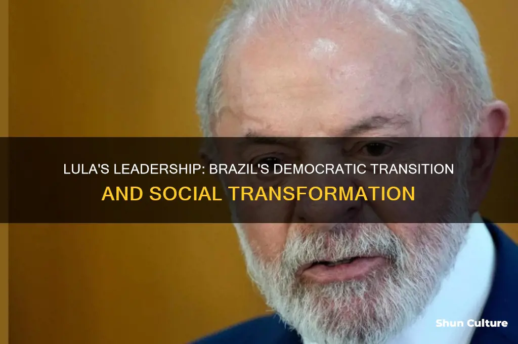 how did lula help brazil transition to democracy