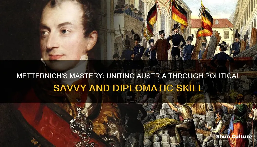 how did metternich unify austria