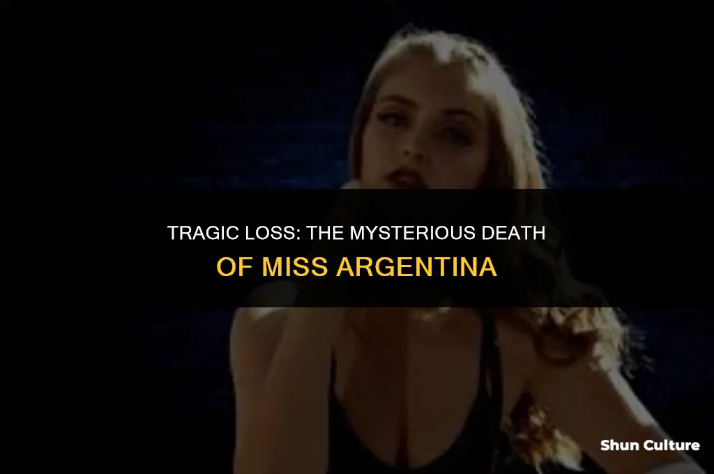 how did miss argentina die