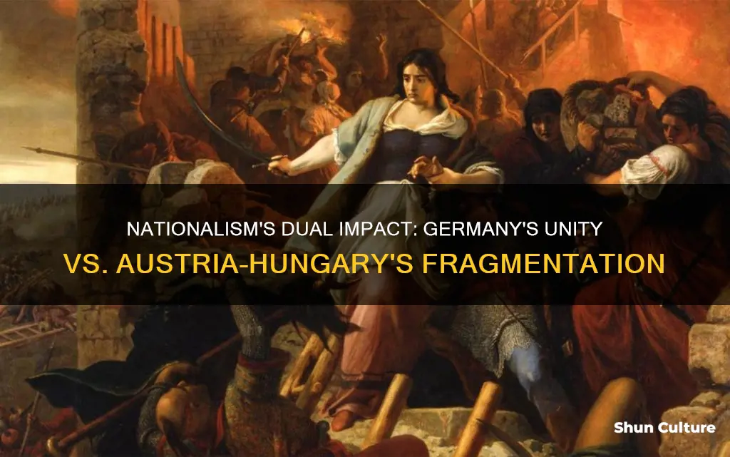 how did nationalism affect germany and austria hungary differently