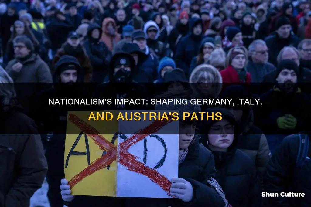 how did nationalism affect germany italy and austria