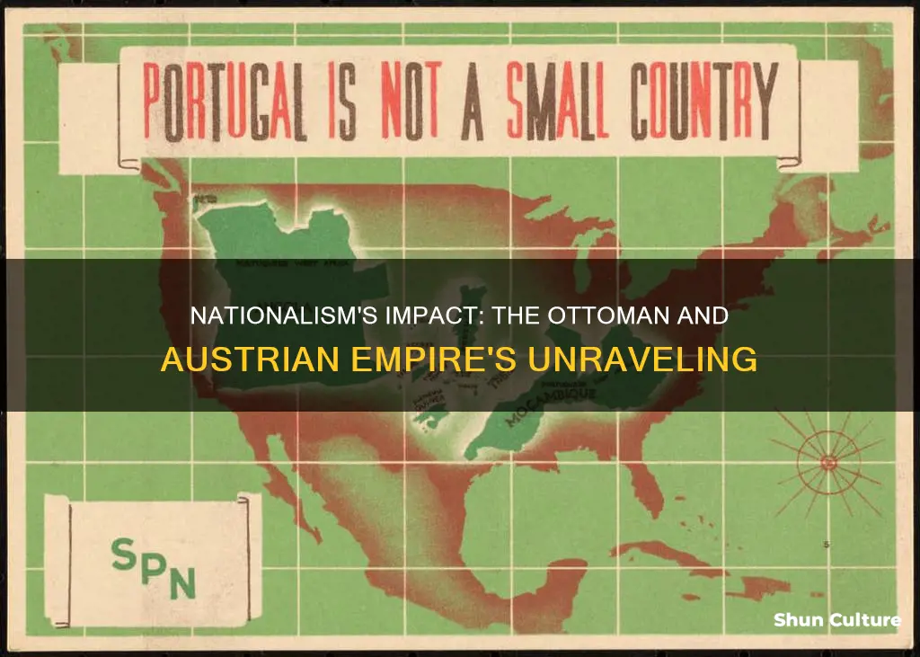 how did nationalism divide the ottoman and austrian empire