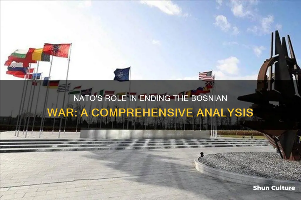 how did nato intervene in the bosnian war