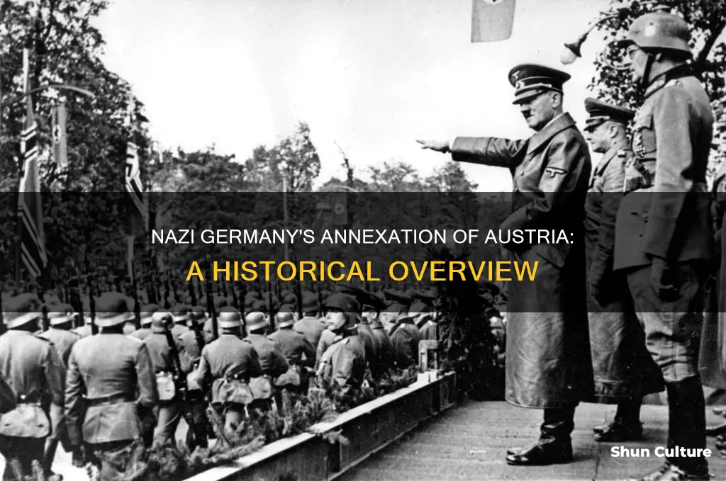 how did nazi germany handle its relationship with austria