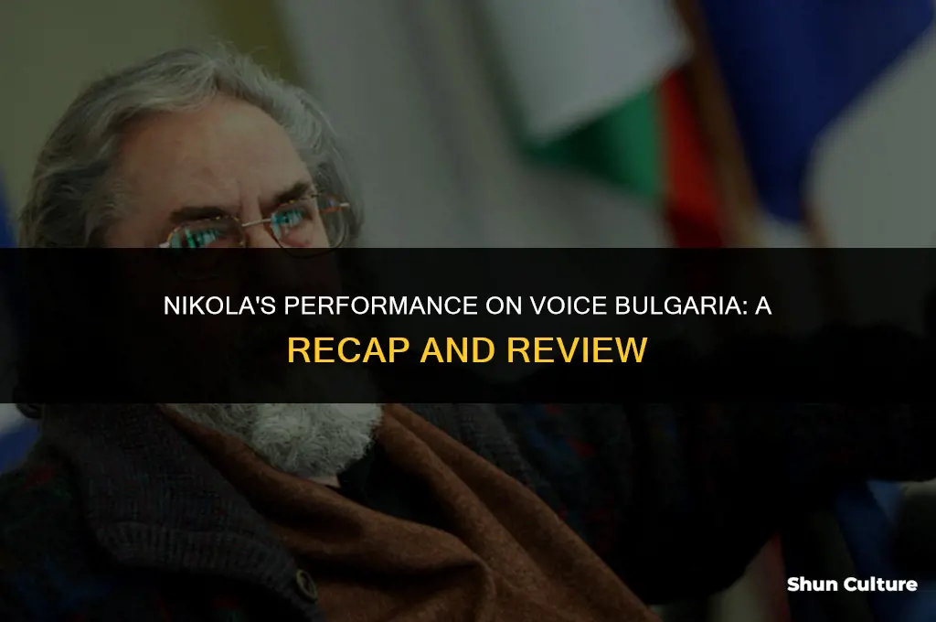 how did nikola do on voice bulgaria