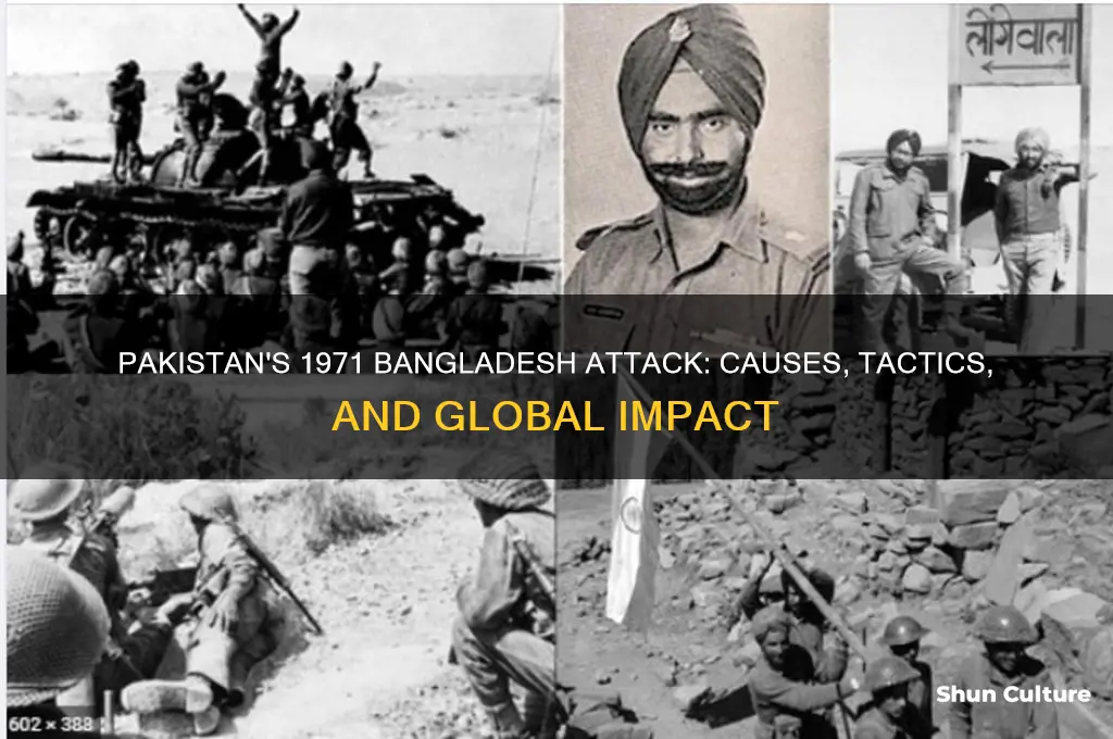 how did pakistan attack bangladesh
