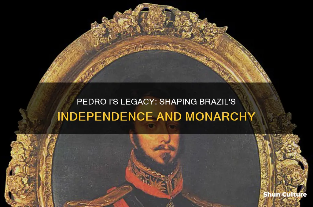 how did pedro I influence the portugese colony of brazil
